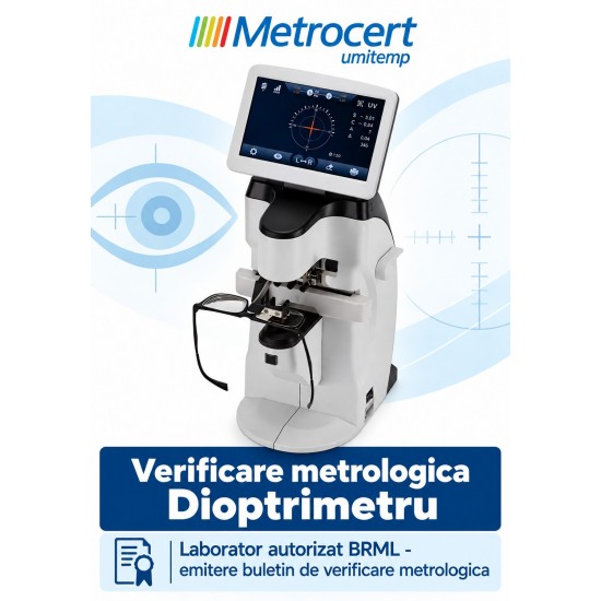 Verificare metrologica Dioptrimetru - Lensmetru