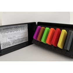 Set 7 etaloane de duritate SHORE A - cu certificat de etalonare