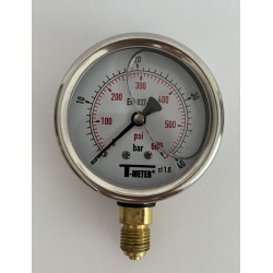 Manometru 0/40 bar Ø63 - cu certificat de etalonare
