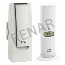 01 Pachet termohigrometru  TFA WeatherHub inregistrare de date - cu certificat de etalonare RENAR