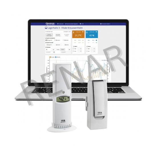 Termometru digital in/out DC -2  - cu certificat de etalonare RENAR