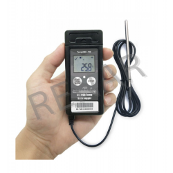 Termometru cu sonda TEMP U06 L100  cu inregistrare de date - cu certificat de etalonare RENAR