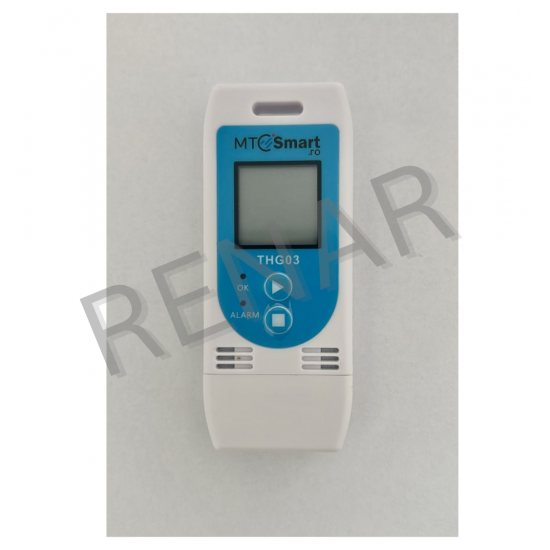 Termohigrometru  THG03 cu inregistrare de date - cu certificat de etalonare RENAR