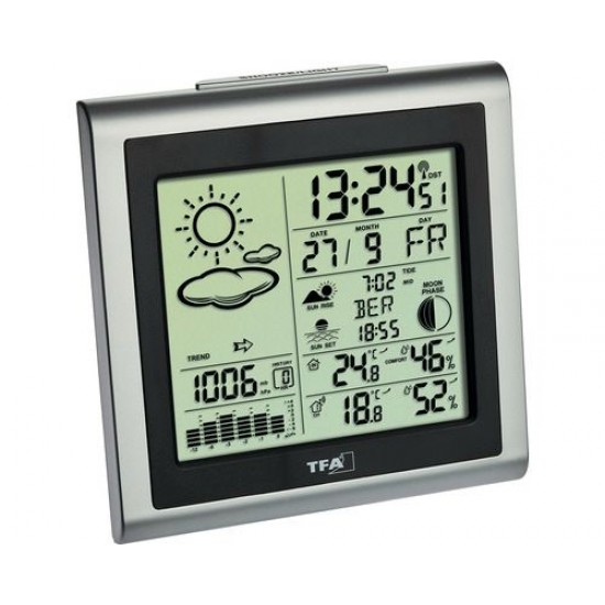 Stație meteo digitală TFA Largo Funk- cu certificat de etalonare