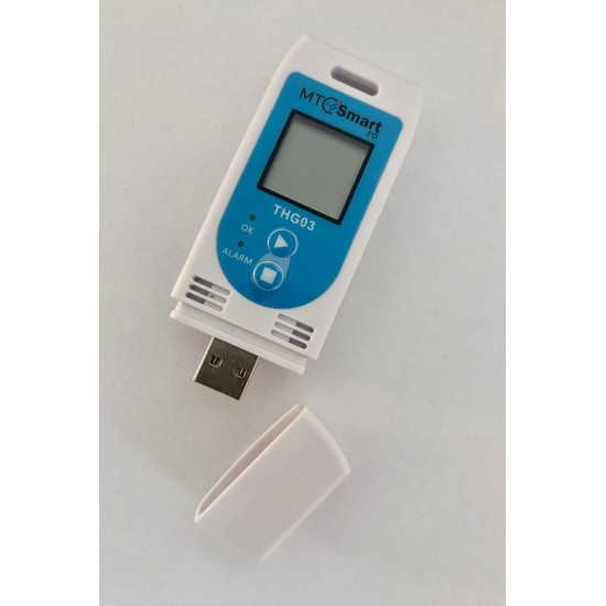 Termohigrometru  THG03 cu inregistrare de date si certificat de etalonare